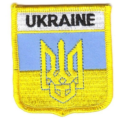 Wappen Aufnäher Ukraine Wappen Patch Flagge Fahne 