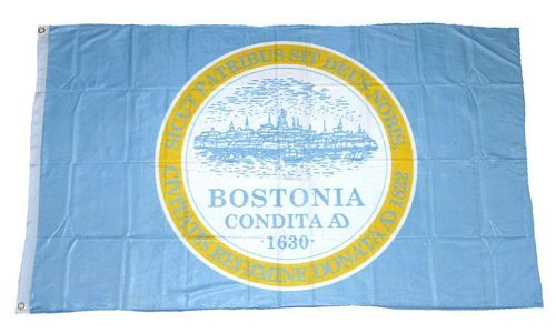 Fahne / Flagge USA - Boston 90 x 150 cm