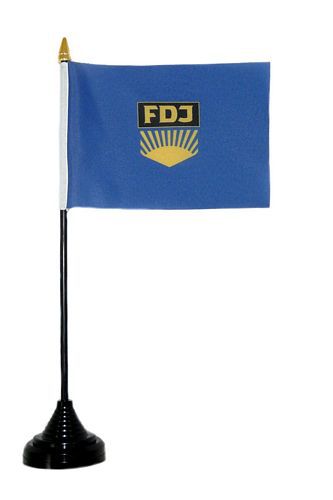 Tischfahne DDR FDJ 11 x 16 cm Flagge Fahne