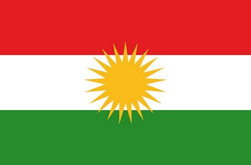 Fahnen Aufkleber Sticker Kurdistan