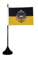 Tischflagge Ungarn mit Wappen Tischfahne Fahne Flagge 10 x 15 cm 