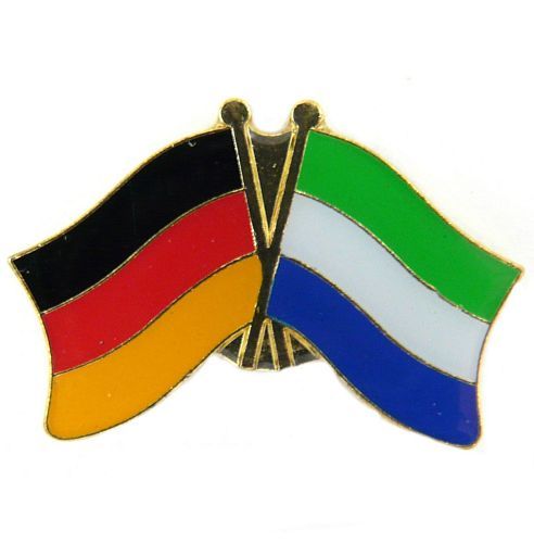 Fahnen Freundschaftspin Anstecker Sierra Leone
