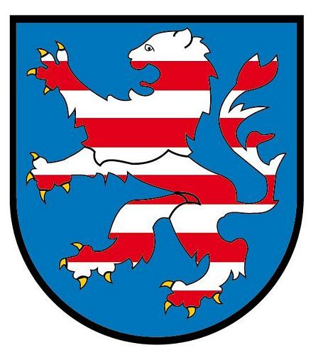 Wappenschild Aufkleber Sticker Hessen