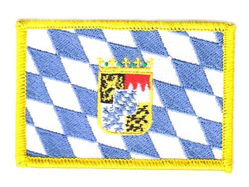 Fahnen Aufnäher Freistaat Bayern Wappen