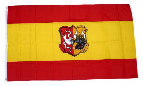 Flagge / Fahne Neustrelitz Hissflagge 90 x 150 cm