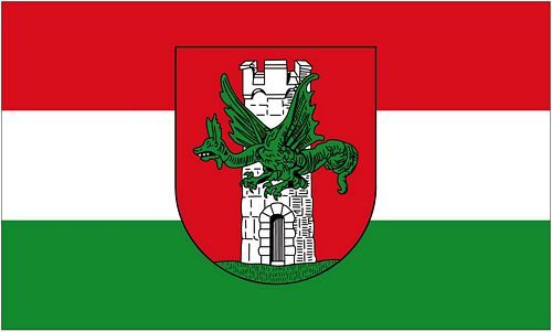 Fahne / Flagge Österreich - Klagenfurt 90 x 150 cm