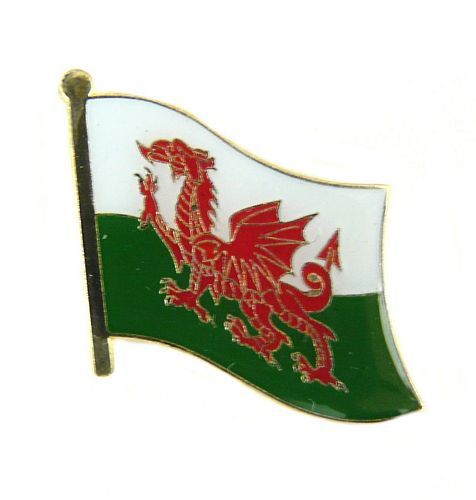 Flaggen Pin Wales