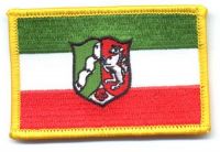 Fahnen Aufnäher Nordrhein Westfalen Fahnen Aufnäher Nordrhein Westfalen