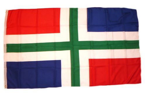 Fahne / Flagge Niederlande - Groningen 90 x 150 cm