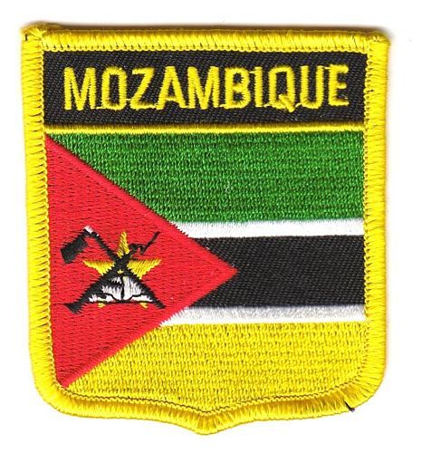 Wappen Aufnäher Fahne Mosambik