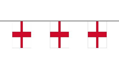 Flaggenkette England 6 m