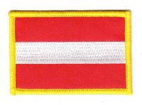 Fahnen Aufnäher Österreich Fahnen Aufnäher Österreich