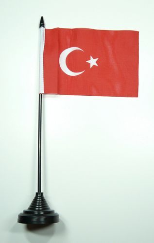 Fahne / Tischflagge Türkei NEU 11 x 16 cm Flaggen