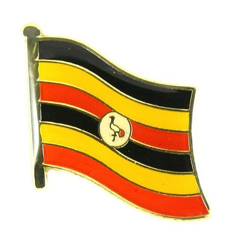 Flaggen Pin Uganda