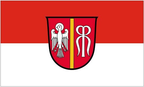 Fahne / Flagge Landkreis Neusäß 90 x 150 cm