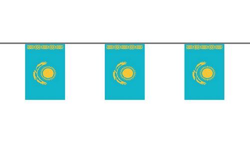 Flaggenkette Kasachstan 6 m