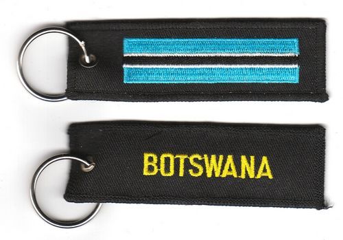 Fahnen Schlüsselanhänger Botswana