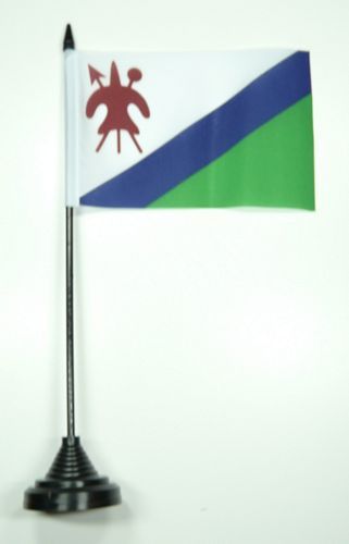 Fahne / Tischflagge Lesotho NEU 11 x 16 cm Flaggen