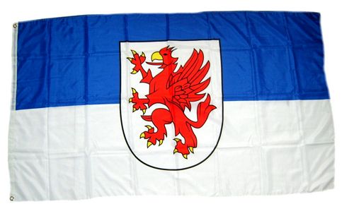 Aufkleber Anklam Flagge Fahne 12 x 8 cm Autoaufkleber Sticker 