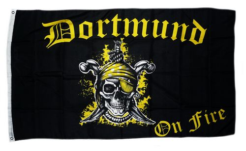 Dortmund Mein Revier Silhouette  Flagge Fahne 90 x 60 cm TOP