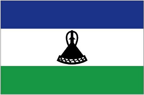 Fahnen Aufkleber Sticker Lesotho