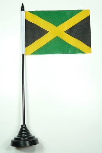 Fahne / Tischflagge Jamaika NEU 11 x 16 cm Flaggen