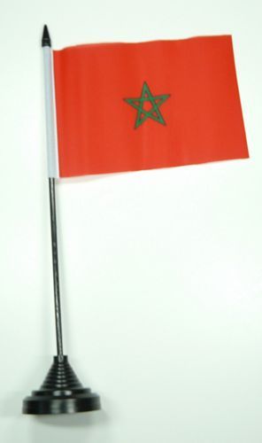 Fahne / Tischflagge Marokko NEU 11 x 16 cm Flaggen