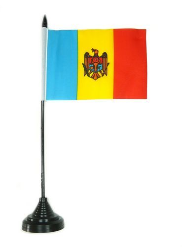 Fahne / Tischflagge Moldawien NEU 11 x 16 cm Fahne
