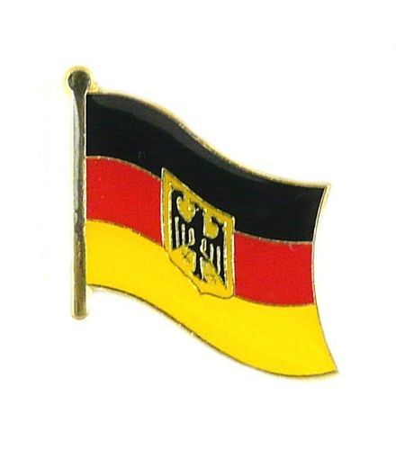 Flaggen Pin Fahne Deutschland mit Adler Anstecknadel