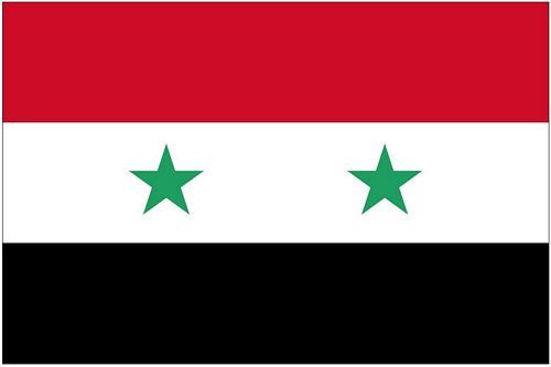 Fahnen Aufkleber Sticker Syrien