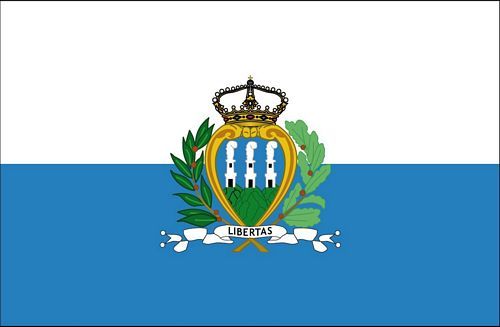 Fahnen Aufkleber Sticker San Marino Wappen