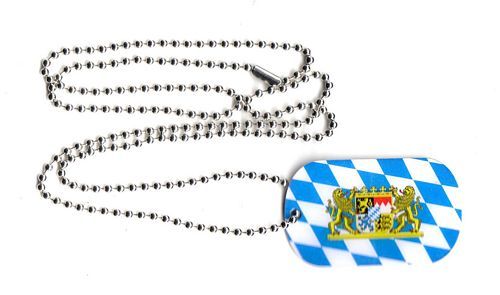 Dog Tag Fahne Freistaat Bayern Löwen