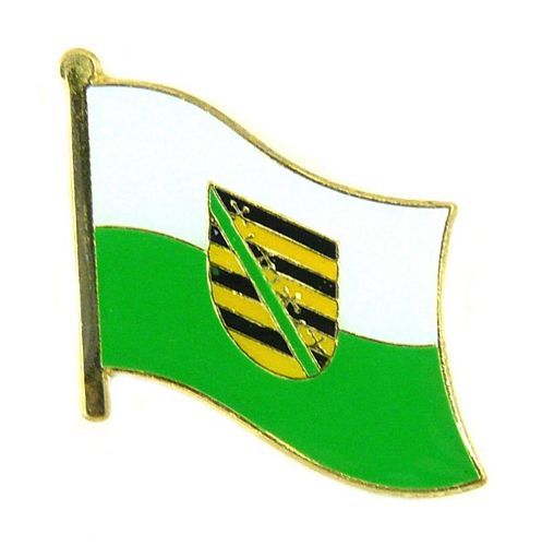 Flaggen Pin Fahne Sachsen Pins NEU Anstecknadel Flagge