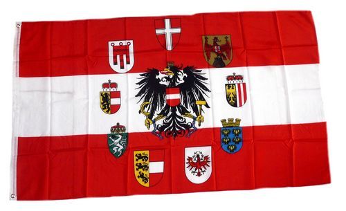 Fahne / Flagge Österreich Bundesländer 90 x 150 cm