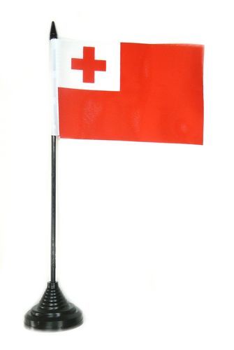 Fahne / Tischflagge Tonga NEU 11 x 16 cm Fahnen