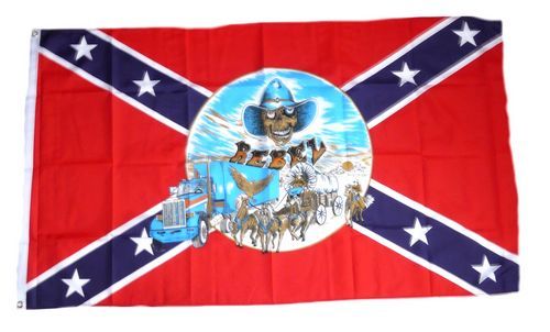 Fahne / Flagge Südstaaten - Buggy 90 x 150 cm