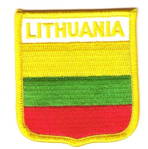 Wappen Aufnäher Fahne Litauen