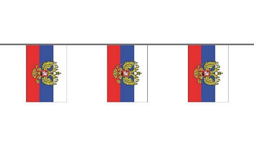 Flaggenkette Russland Adler 6 m