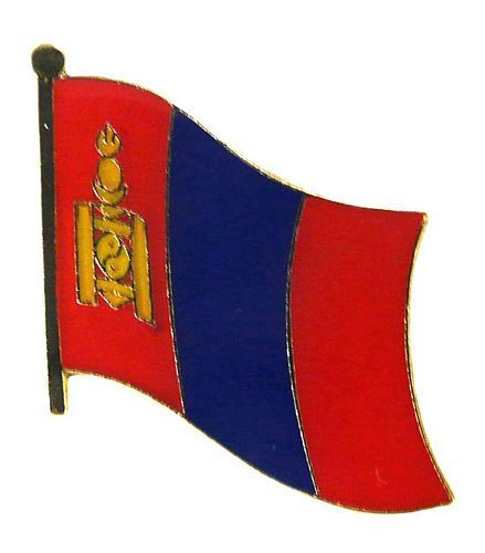 Flaggen Pin Mongolei NEU Fahne Flagge Anstecknadel