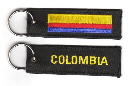 Fahnen Schlüsselanhänger Kolumbien