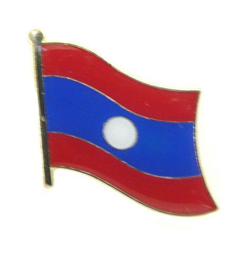 Flaggen Pin Fahne Laos Pins NEU Anstecknadel Flagge