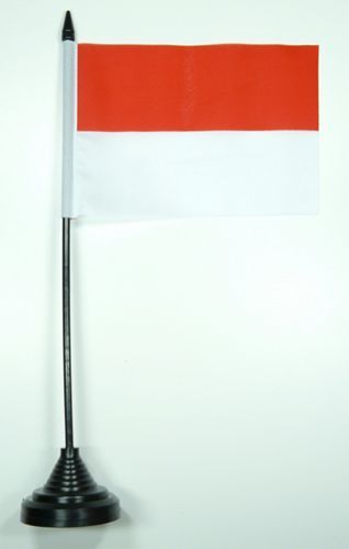 Fahne / Tischflagge Indonesien 11 x 16 cm Flaggen