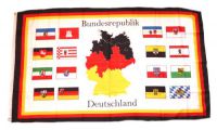 Fahne / Flagge Freistaat Bayern Wappen 90 x 150 cm, Bundesländer, Deutschland
