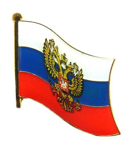 Flaggen Pin Russland Adler NEU Fahne Flagge Anstecknadel