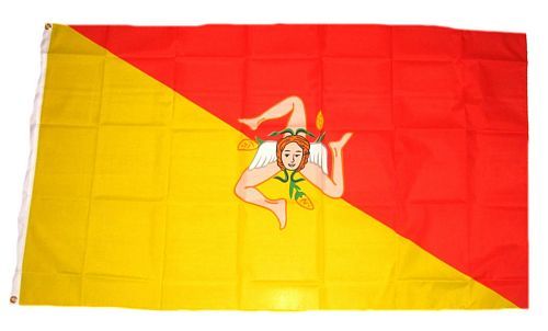 Flagge Fahne Italien - Sizilien 90 x 150 cm