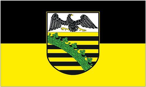 Fahne / Flagge Provinz Sachsen 90 x 150 cm