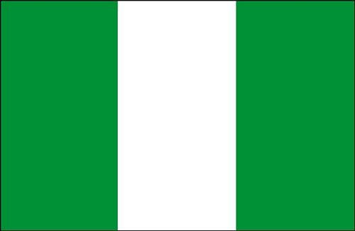 Fahnen Aufkleber Sticker Nigeria