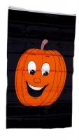 Fahne / Flagge Halloween Kürbis Black 90 x 150 cm Fahne / Flagge Halloween Kürbis Black 90 x 150 cm