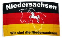 Fahne / Flagge Wir sind Niedersachsen 90 x 150 cm Fahne / Flagge Wir sind Niedersachsen 90 x 150 cm