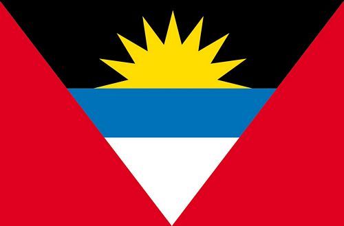 Fahnen Aufkleber Sticker Antigua & Barbuda